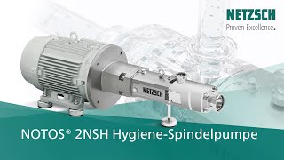 NOTOS® 2NSH Hygiene-Zweispindelpumpe