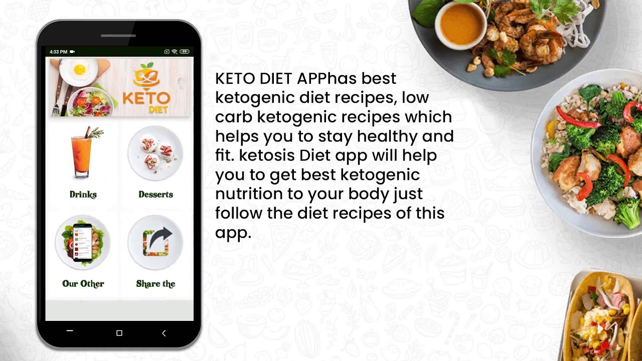 Keto Diet App | Fitness Healthy Food Recipes - YouTube