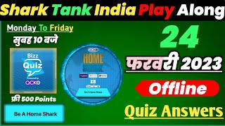 Shark Tank India Offline Quiz 24 February Answers || SHARK TANK INDIA Play Along|| Kishore Kushwaha