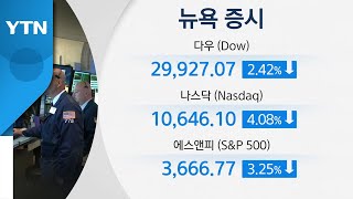 [굿모닝경제] 뉴욕증시 하루 만에 급락...다우지수 3만 선 붕괴 / YTN