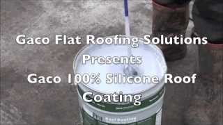 Gaco Silicone flat roofing waterproofer