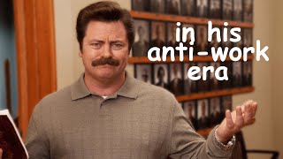 ron swanson doing literally anything but his job | Parks and Recreation | Comedy Bites
