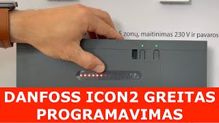 Icon2 šildymo automatikos GREITAS programavimas ir paleidimas