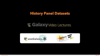 History Panel Datasets