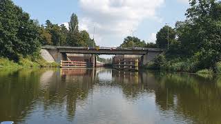 Śluza Zacisze  Mosty Jagiellońskie  Kanał Żeglugowy  Przystań Olimpia Port. We Wrocławiu.