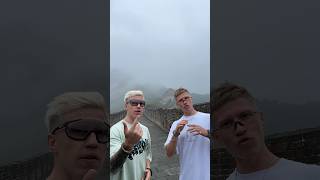 Great trap on Great Wall #beatbox #great #china #wall #madtwinz