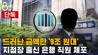 [단독] '거액 해외송금' 압수수색…우리은행 직원 체포 / SBS