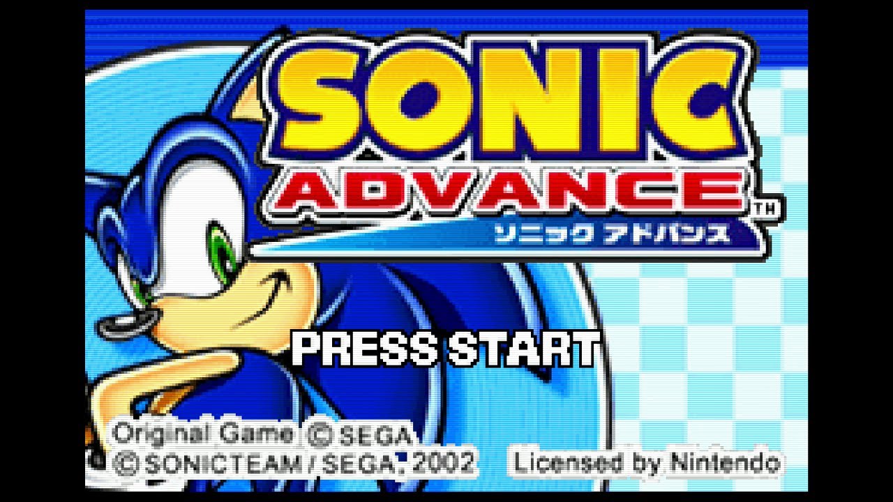 Sonic Advance Gameboy Advance Gameplay (Sonic) - YouTube