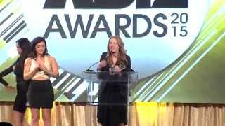 2015 XBIZ Awards - Jacky St. James Wins 'Director of the Year Body of Work' Award