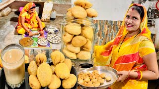 एक बार बनाओ महीनों खाओ😋Mini Khasta Dry Kachori🥯आज बनायी ढेर सारी मूँग दाल की फूली-फूली ख़स्ता कचोरी