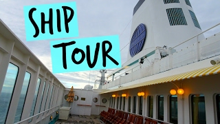 MV World Odyssey Ship Tour!