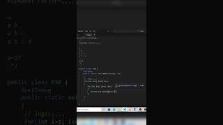 Print Alphabet Pattern 2 Program in java l #alphabetpattern #trending #shorts #java #programming