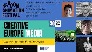 ONLINE MASTERCLASS: ANIMATION PROFESSIONALS GET TRAINED!