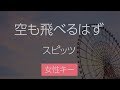 【女性キー(+3)】空も飛べるはず - スピッツ【オフボーカル・生音風カラオケ】