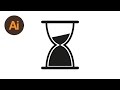 Learn How to Draw an Egg Timer Icon in Adobe Illustrator | Dansky