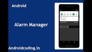 Android tutorial on Alarm Manager | background services | android coding