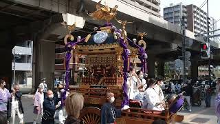 2022 下谷神社 例大祭 本社御輿山車渡御 ①