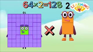 NUMBERBLOCKS GEOMETRIC PROGRESSION 1-65536 | learning city #learntocount @learningcity786