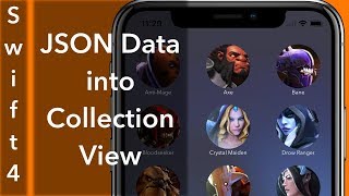 JSON Data into Collection View with Images(Swift 4 + Xcode 9.0)