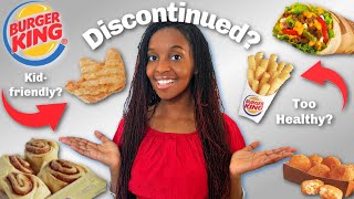 Reviewing DISCONTINUED Burger King Items