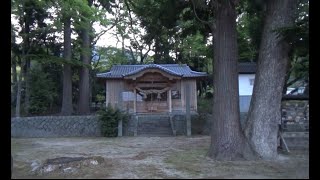 佐波良神社と形部神社　　（岡山県真庭市　2022.5.4)