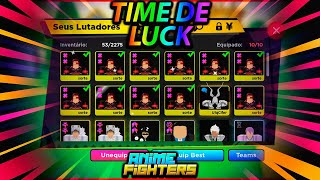 COMO CONSEGUIR FÁCIL TIME DE LUCK ANIME FIGHTERS!!!