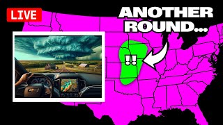 Tornado & Gorilla Hail Storm Chase in Kansas & Iowa