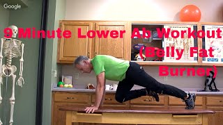 9 Minute Lower Ab Workout (Belly Fat Burner) Beginner to Advanced