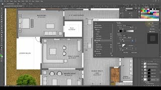 master plan render photoshop timelapse | Photoshop architecture