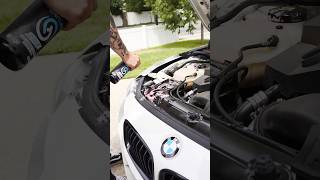 Engine bay detailing process with hyperClean TRX - #detailing #carcleaning #bmw #autodetailing