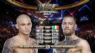 Dustin Poirier vs Conor McGREGOR 1 Full fight 720p60