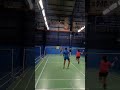 1 vs 2 #badminton