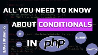 Control Structures in PHP - Conditional Statements - if/else - Full PHP 8 Tutorial
