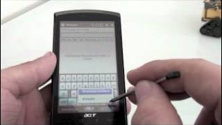 Acer newTouch S200 - Démonstration, prise en main et test