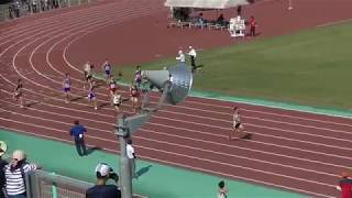 20180421朝日記録会 高校男子4x100mリレー Asahi Track Meet High School Boys' 4x100mR