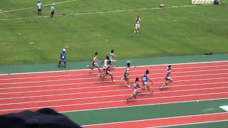 2010年　沖縄インターハイ　陸上競技　男子100ｍ　準決勝2組