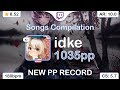 IDKE SET old OSU PP RECORD 1035PP