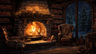 Hobbit Room Winter Retreat | Instant Sleep with Crackling Fireplace Sounds