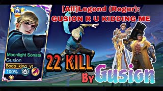 Gusion freestyle Gameplay | Quadra kills and insane combos #gusionhighlights #mlbb #gaming