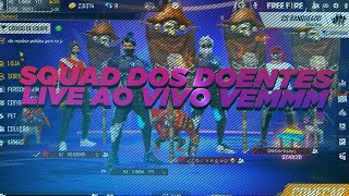FREE FIRE-AO VIVO🔥SQUAD RANKED INSANO🔥MELHOR DO MUNDO 🔥 #1K