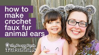 How to Make a Crochet Bear Ears Headband