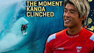 With A Clutch Buzzer-Beater Barrel Kanoa Igarashi Clinches WSL Final 5!