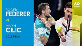 Roger Federer v Marin Cilic - Australian Open 2018 Final | AO Classics