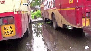 Kochi KSRTC bus stand flood