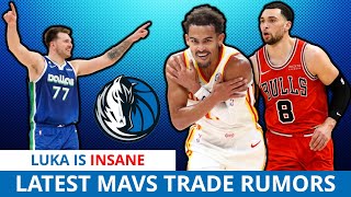 HUGE Mavericks Trade Rumors: Mavs Are FAVORITES To Land Trae Young? Latest On Zach LaVine & Luka