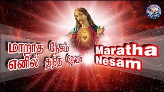 மாறாத நேசம் எனில் தந்த தேவா | Maratha Nesam Tamil Lyrics | Tamil Christian Songs LA SALETH