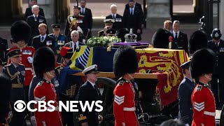 Queen Elizabeth II's coffin moved to Westminster Hall to lie in state | full video