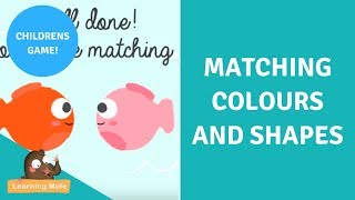 Matching Colors and Shapes | Colour Matching |  Teaching Colors Activities | Shapes and Colours