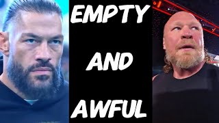 RAW WAS LIFELESS CHEAP POP GARBAGE!! (ANGRY RANT)