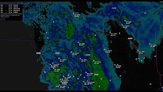 ZOA - Oakland Center - Live Air Traffic Scanner Audio | Atmospheric River